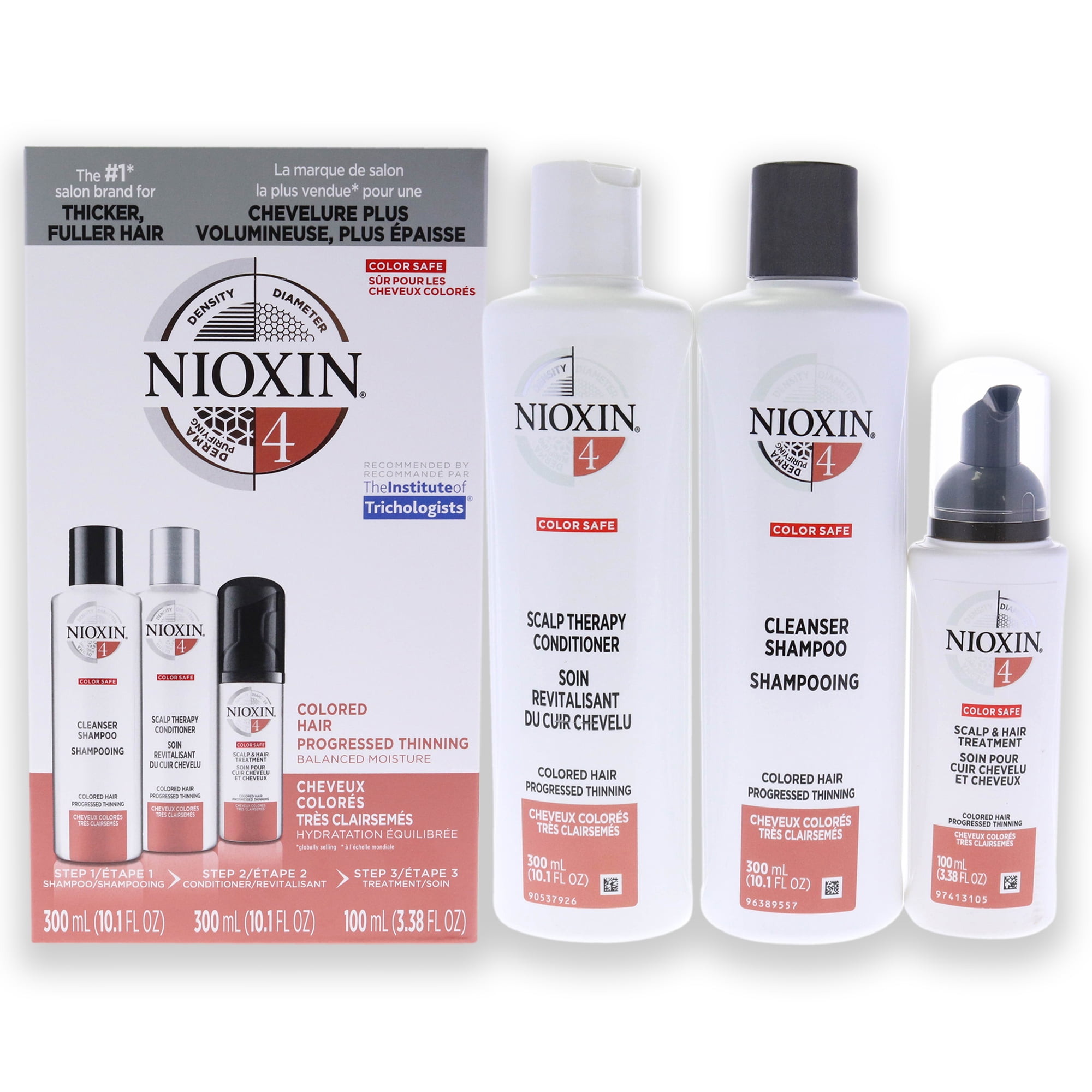 Nioxin System Kit System 4 Kit by Nioxin for Unisex - 3 Pc - Walmart.ca