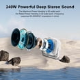 thumbnail image 4 of Altavoces Bluetooth para carrito de golf Herdio de 4 pulgadas y 240 W, 2 pares, 4 of 7