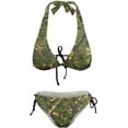 thumbnail image 5 of CROPD Women Camo Two Piece Swimsuit Tie Side Triangle Bikini Bathing Suits, 5 of 6