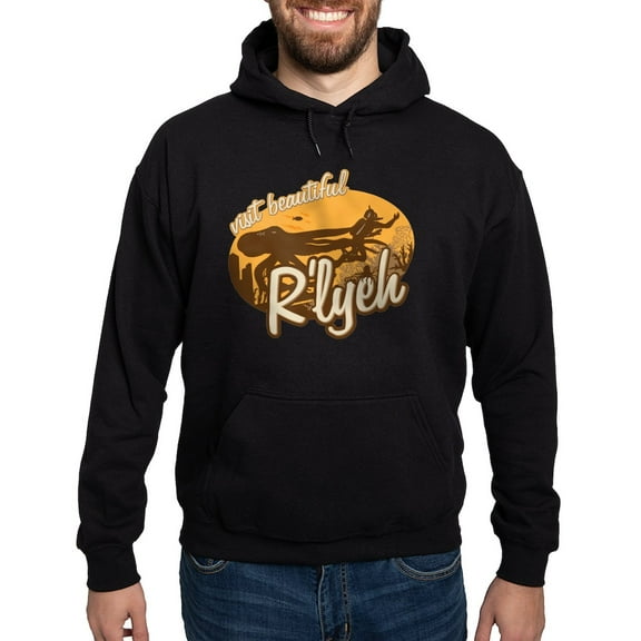 CafePress - Call Of Cthulhu Visit Beautiful R'lyeh Sweatshir - Pullover Hoodie, Classic, Comfortable Hooded Sweatshirt