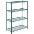 thumbnail image 3 of Global Industrial 18426G 42 x 18 x 63 in. Nexel Poly-Z-Brite Wire Shelving, Green, 3 of 4