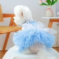 thumbnail image 6 of UOSIA Pet Denim Dress with Cute Bow-Knot Comfy Vest Skirt Lace Trim Tutu Clothes, 6 of 6