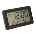 thumbnail image 1 of Reloj Electrónico De Escritorio, Reloj Despertador Digital Portátil Con Pantalla De Temperatura 12/24H Fino Para Oficina, 1 of 7