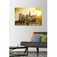 thumbnail image 2 of Notre Dame Wall Poster with Push Pins, 22.375" x 34", 2 of 3