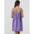 thumbnail image 3 of DARING DIVA Towel Wrap Bathrobe Adjustable Closure for Gym Shower M Grape Shake, 3 of 6