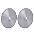 thumbnail image 3 of 2 unids Cepillo Cepillo Cutter Saw Hoja de sierra 10 pulgadas 80 dientes Weeds Weed Blade Siega Máquina Accesorio, 3 of 6