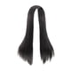 thumbnail image 1 of Peluca de pelo negro largo y liso de 70 cm, elegante, accesorio para el cabello, elegante peluca de pelo sintético para mujer para fiesta de compras, 1 of 8
