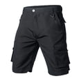 thumbnail image 7 of Shorts for Men Summer Straight Leg Stretch Knee Length Outdoor Hiking Cargo Shorts with Pockets Workwear, 7 of 7