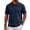 Navy, variant on Zimjoy Men's Golf Polo Shirts Moisture Wicking Quick Dry Performance Short Sleeve Business Casual Shirt Stretch Athletic Fit Golf Polo Navy L