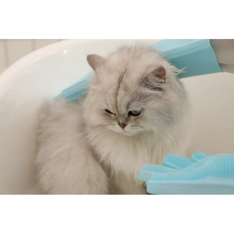 Pet Grooming Gloves for Bathing Hair Removal Dog and Cat Brush