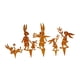 thumbnail image 3 of Estacas de conejo para jardín, decoración de patio, estacas decorativas de animales, silueta de conejo para césped, Patio, maceteros, porche, 5 uds., 3 of 8