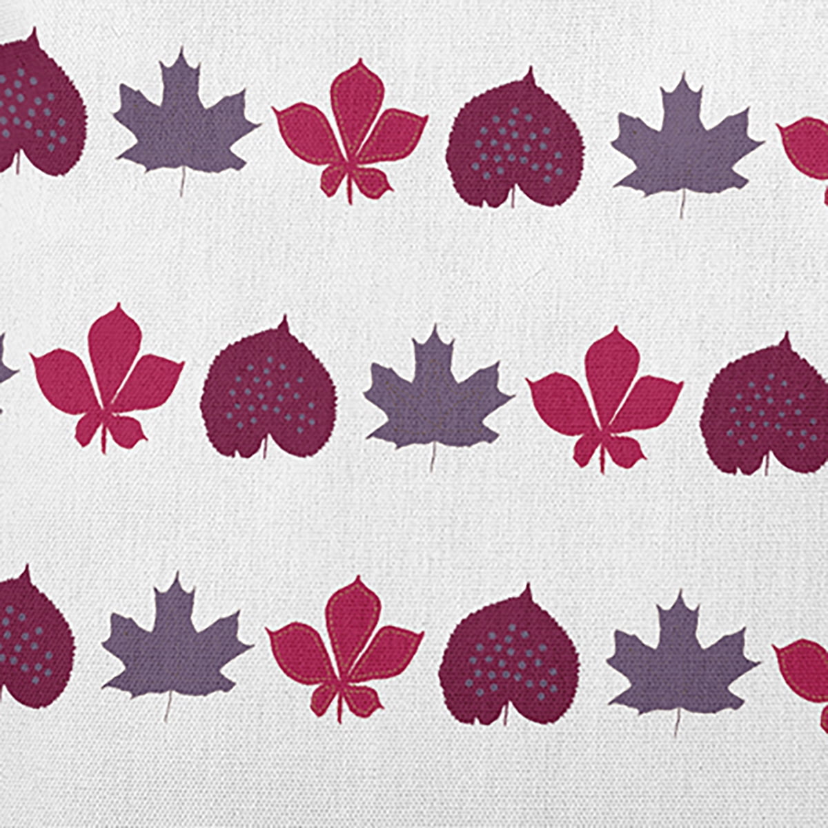 20" x 20" Simply Daisy Leaf Stripe Polyester Accent Pillow, Plum Qty 1