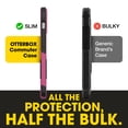 thumbnail image 4 of OtterBox Commuter Case for iPhone 14 Pro Max – Pink/Black – Slim, Shockproof, Dual Layer Drop Protection, 4 of 5