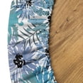 thumbnail image 5 of Ambesonne Nature Theme Fitted Round Tablecloth, Leafy Floral Print Art, 40"- 44" Diameter, Cadet Blue and Lilac, 5 of 5
