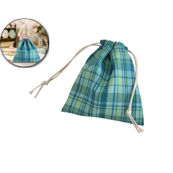 Drawstring Storage Bag – 5.5"x6.3" Dustproof & Lightweight Pouch for Easter Candy, Small Gifts, Accessories – Reusable, Portable, Multi-Use Gift Bag
