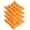 Orange, variant on Set of 4 Dining Chair Cushions with Ties Soft Comfort Non Slip Square Seat Pads for Kitchen Dining Office Living Room Patio (Gray)