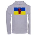 thumbnail image 1 of CafePress - Ukrainian Flag With Fist Sweatshirt - Pullover Hoodie, Hooded Sweatshirt, 1 of 1