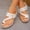White, variant on Women's Flip Wedge Mule Sandals, 0 Navy