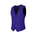 thumbnail image 1 of Men's V-neck Suit Vest Cotton Slim Four Seasons Vest, 1 of 2