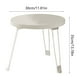 thumbnail image 3 of Mesa móvil plegable - Panel compuesto blanco/caqui/marrón de 30 x 35 cm - Superficie impermeable y fácil de limpiar - Base antideslizante - Diseño que ahorra espacio para sala de estar,, 3 of 8