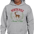 thumbnail image 2 of North Pole Social Club Hoodie Sweatshirt Unisex Large Grey, 2 of 5