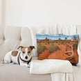 thumbnail image 4 of Ambesonne Landscape Throw Pillow Cover 2 Pack, Arizona Valley Scenery, 24", Multicolor, 4 of 5