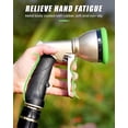 thumbnail image 2 of Garden Hose Nozzle, Heavy Duty Metal Hose Sprayer Nozzle, 9 Adjustable Spray Patterns, High Pressure Hose Sprayer for Watering Plants, Lawns, Car and Pet Washing, 2 of 6