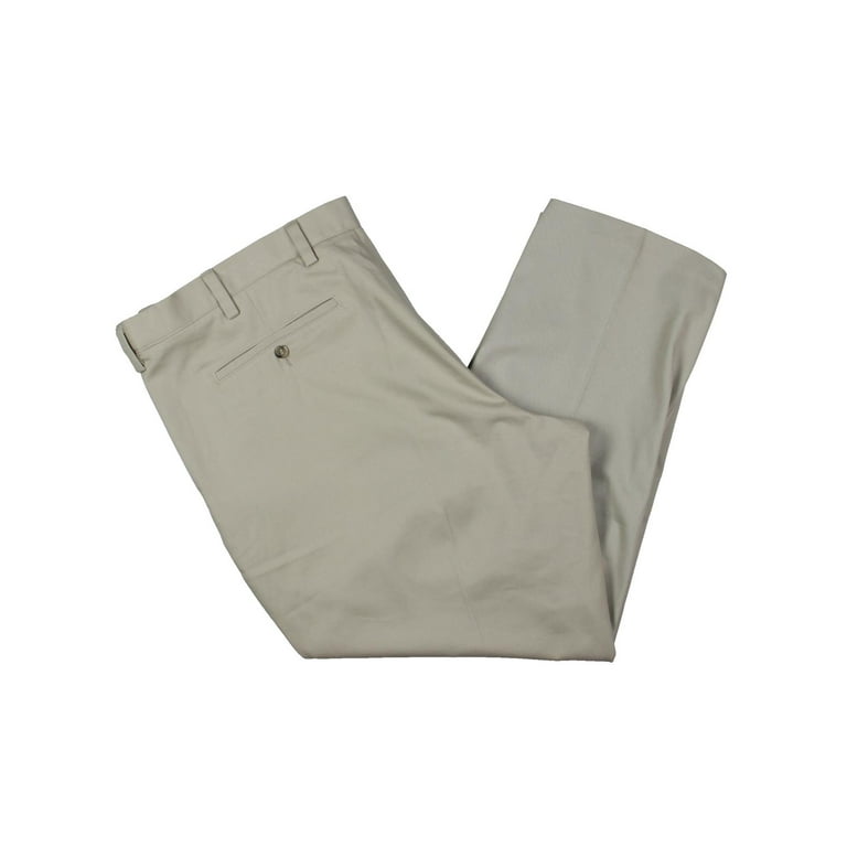 Dockers Mens Big Tall Classic Fit Chino Khaki Pants Beige 48/34
