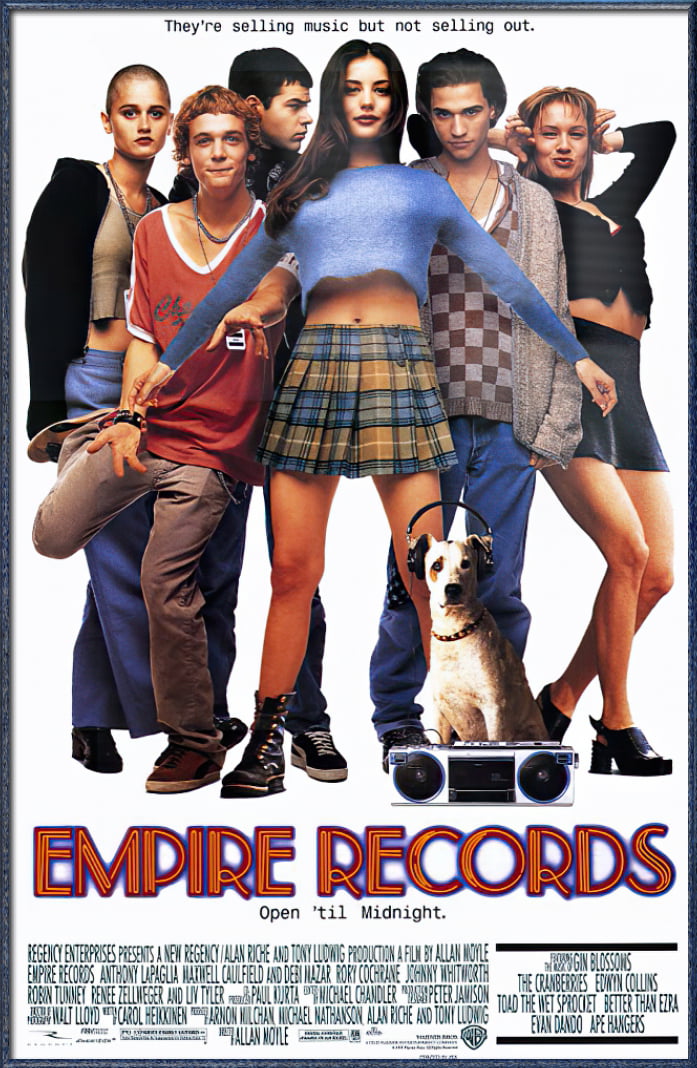 Framed Cult Classic Movie Print Picture Poster Film Art Empire Records 1995 
