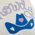 thumbnail image 6 of Mainstays 'Howdy' Blue Tasseled Decorative Pillow, 16.5" L x 16" W, 6 of 7