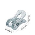 thumbnail image 3 of Beach Towel Clip Quilt Drying Clip Plastic Clothespins Strong Grip Holder To Dry Laundry On Clothesline And Hanging Rack, 3 of 8