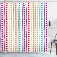 thumbnail image 1 of Ambesonne Colorful Shower Curtain, Half Toned Polka Dots, 69"Wx75"L, Multicolor, 1 of 3