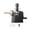 A002- Black, variant on Sausage Stuffer, Sausage Stuffer Machine, Manual Hand Crank, -Grade Plastic, Beef Stick Maker, 4 in Barrel, Gray, 4 Nozzles, 1 Plunger, 1 Pc Set, Home Kitchen Meat Processing