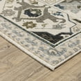 thumbnail image 3 of Woven Trends Trendy - HA04U - Traditional/Bohemian Rug, Bordered Medallion Pattern, Stain and Fade Resistant, Living Room, Entryway, Office, Low Pile Polyester Runner Rug in Ivory - 2' x 8', 3 of 3