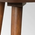 thumbnail image 3 of Naja End Table: Mid-Century Modern, Rubberwood Frame, Guitar Pick Shape, 3 of 4