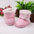 thumbnail image 3 of GYRATEDREAM Prewalker Toddler Boots Premium Soft Anti-Slip Sole Warm Winter Boots for Infant Baby Girls 0-18 Months, 3 of 6