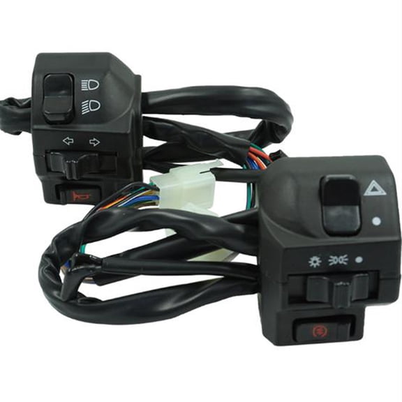 Universal Bike Motorcycle 22mm 7/8" Handle Bar Switch Gear Control Cafe Racer