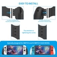 thumbnail image 4 of Switch OLED 2-in-1 Pluggable Base Grip Black, 4 of 11
