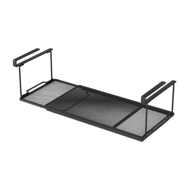 Cesta de almacenamiento debajo del estante, estante colgante con diseño hueco, cesta de almacenamiento debajo del gabinete de cocina para despensa