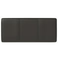 thumbnail image 4 of Avalon 44 inch Wide Contemporary Lift Top Rectangular Storage Ottoman in Tanners Brown Vegan Leather, 4 of 13