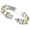 Yellow, variant on Stainless Steel Silver-Tone Gold-Tone Men's Link Name Tag ID Bracelet, 8"