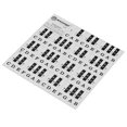 thumbnail image 3 of Amdohai Piano Keyboard Stickers for 37/ 49/ 61/ 88 Keys, 3 of 8