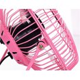 thumbnail image 6 of 4'' Mini Desk Fan, Happon Portable 360 Degree Rotating Mini USB Table Desktop Personal Fan - Pink, 6 of 8