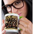 thumbnail image 2 of 3drose, Eleven Pipers the Faithful Apostles, 15oz Two-tone Green Mug, 2 of 6