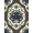 Navy Blue Gold, Pattern 16, variant on ODIKA Ocean Animal Cartoon Adventure Weathered Navigation Theme Artwork for Dorm Room, Small Living Apartment, Stain Resistant Low Profile