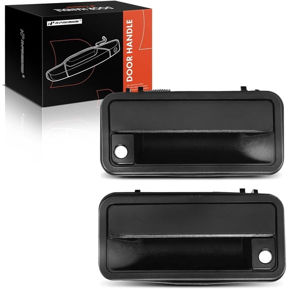 A-Premium Metal Exterior Door Handles Compatible with Chevy 1988-2000 Tahoe, C/K 1500 2500 3500 Suburban & GMC Yukon & Cadillac, 2Pcs,Front Driver and Passenger - Replace# 15742229, 15742230