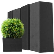 4 Pack Reusable Floral Foam Rose Head for Artificial Flowers 13 X 9.8 X 2.6 for Indoor and Outdoor Applications