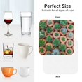 thumbnail image 6 of Honeii Cactus 4 Print Leather Coaster Set of 4, Ideal for Safeguarding Your Furniture from Drinks Spills and Effortless Cleanup-Square, 6 of 6
