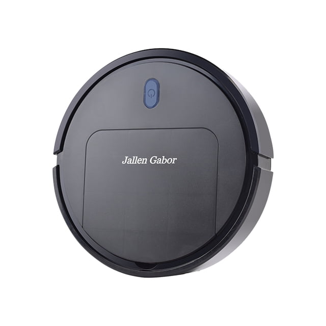 Black Intelligent Robot Vacuum Cleaner 3-In-1 Sweeping Mopping And Usb Charging For Home 25X25X6Cm 1000Pa Suction Automatic Cleaning Machine