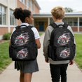 thumbnail image 5 of Whosucclay Tractor USA Flag Print Student Backpack for Boys Girls, Adjustable Straps Elementary School Kindergarten Lightweight Bookbag for Travel Camping Hiking, 5 of 8